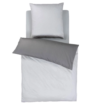 Pościel satyna bawełniana JOOP! Micro Pattern 4040 9 Silver