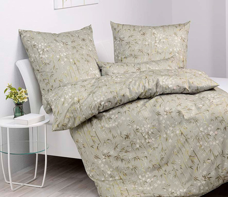 Pościel satyna bawełniana Janine Milano 45117-06 Olivgrün 