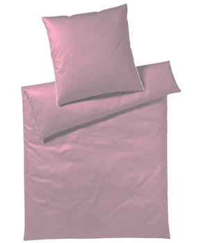 Pościel satyna bawełniana Elegante Hamburger Streifen 2460-1 bordowy