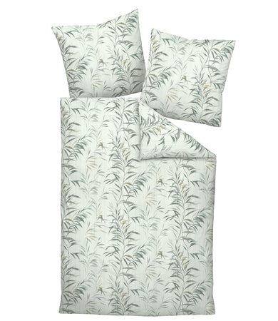 Pościel satyna bawełniana Janine Milano 45114-06 Salbeigrün 