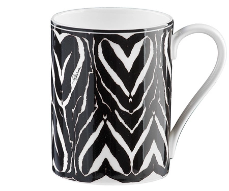 Kubek Roberto Cavalli Zebra Luxury Box