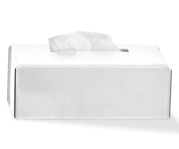 DECOR WALTHER NAPPA KB pudełko na chusteczki białe