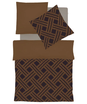 Fleuresse mako-adamaszek Black Premium 484314-2 Brass