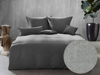 Fleuresse Lech pościel flanelowa 603089-0011 szary