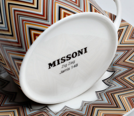 Filiżanka do kawy Missoni Zig Zag Jarris 148, zestaw 6 szt. Luxury Box