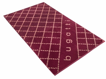 Ręcznik na plażę / saunę bugatti Angelo 003 100x180 bordowy