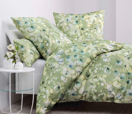 Pościel satyna bawełniana Janine Milano 45122-06 Grün Limone