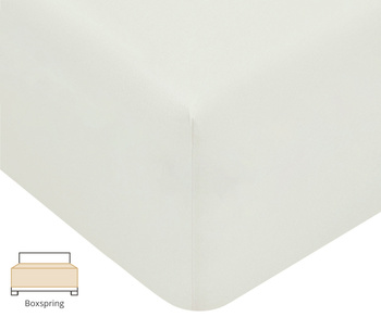 Prześcieradło na wysoki materac Formesse Bella Donna Jersey Alto 114 Off-White