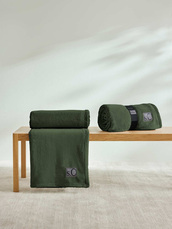 Koc s.Oliver Kuschelsoft 3638-760 150x200 ciemny-zielony