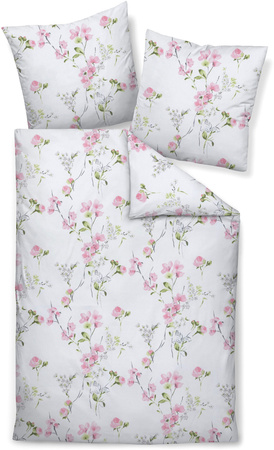 Pościel flanelowa Janine Chinchilla S 78069-01 Korallenrosa