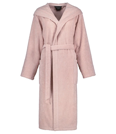 Szlafrok damski z kapturem Cawö 5223-383 Puder S-XL