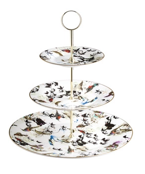 Etażerka 3 poziomy Roberto Cavalli Garden's Birds