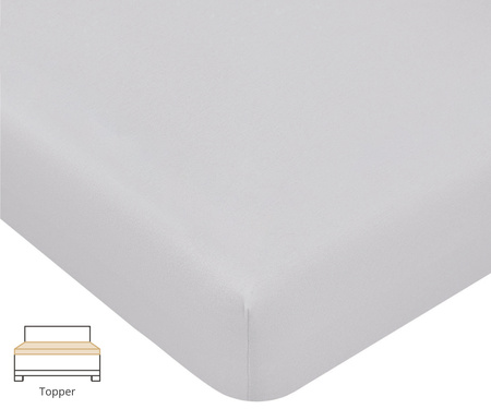 Prześcieradło na topper Formesse Bella Donna Jersey La Piccola 700 Mglisty Szary