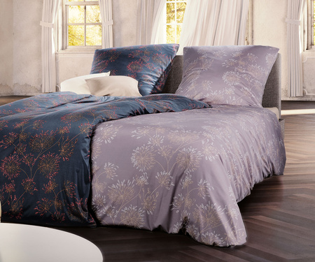 Pościel mako-jersey Fleuresse Black Premium 074318-4 Mauve