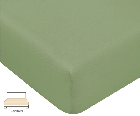 Prześcieradło Formesse Bella Donna Jersey 533 Oliwka