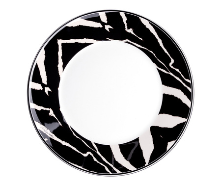 Talerz do zupy Roberto Cavalli Zebra, zestaw 6 szt.