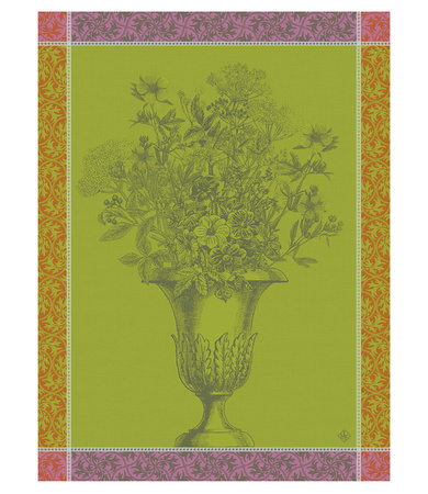 Ściereczka kuchenna Le Jacquard Français Floraison Uni Zinnia