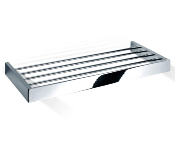 DECOR WALTHER BRICK BK HTA półka wieszak na ręczniki chrom/nikiel satynowany