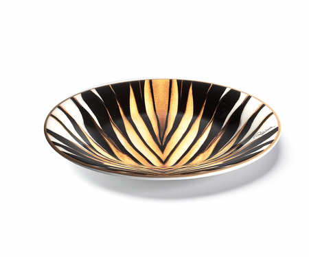 Talerzyk do pieczywa Roberto Cavalli Ray of Gold, zestaw 6 szt.