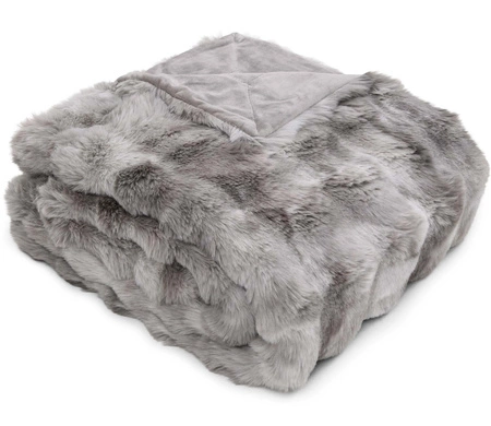 Koc futrzany bugatti 3855-800 150x200 szary