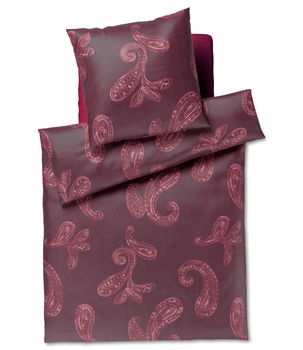 Pościel satyna bawełniana JOOP! Paisley 4120-01 Rouge