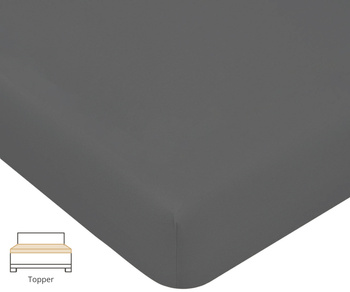 Prześcieradło na topper Formesse Bella Donna Jersey La Piccola 220 Grafit
