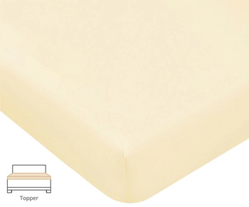 Prześcieradło na topper Formesse Bella Donna Jersey La Piccola 111 Naturalny