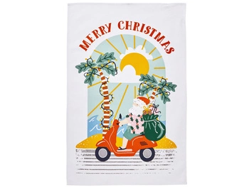 Ulster Weavers XMAS Sunny Santa ściereczka CO 028SYSA