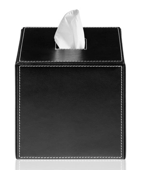 DECOR WALTHER BROWNIE KB 41 pudełko na chusteczki kwadratowe czarne