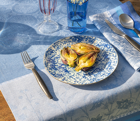 Serwetki lniane Le Jacquard Français Instant Bucolique Blue 4 szt.