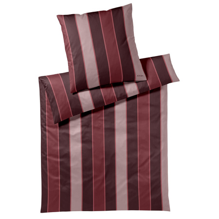 Pościel satyna bawełniana JOOP! Stripes 4122-01 Rouge