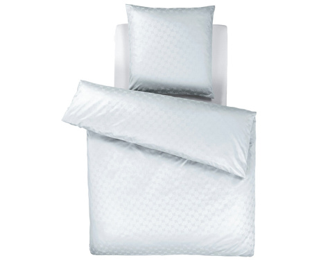 Pościel satyna żakardowa JOOP! Cornflower 4020 19 Silver