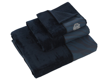Ręcznik Roberto Cavalli Home Macro Zebrage 111 blue
