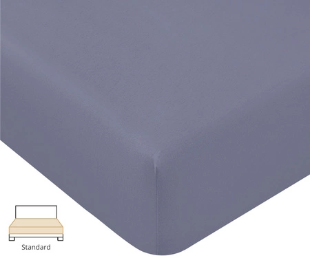 Prześcieradło Formesse Bella Donna Jersey 209 Niebiesko-Szary