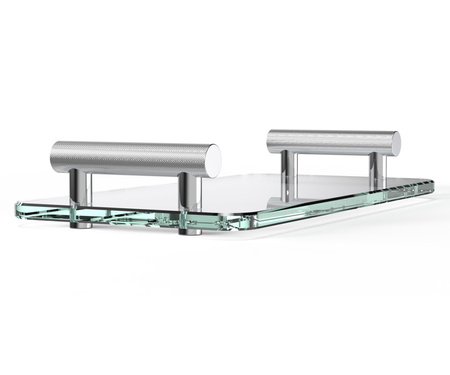 Taca łazienkowa szkło Decor Walther CLUB TAB chrom