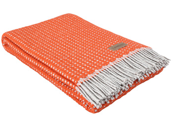 Koc wełniany Eskimo Switzerland Vals H43B7-750 130x200 Orange