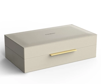 DECOR WALTHER BROWNIE BOX L pudełko z przykrywki sand