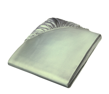 Prześcieradło satynowe z gumką Fleuresse Colours 9100-1525 Jadeit