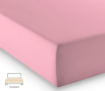 Prześcieradło jersey Fleuresse Comfort 1117-8099 Różowy