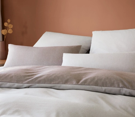 Pościel flanelowa Elegante Tender 2677-77 Marone