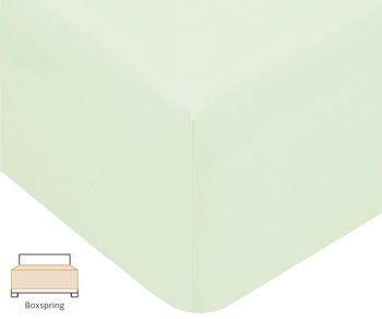 Prześcieradło na wysoki materac Formesse Bella Donna Premium Alto 629 Pastelowa Zieleń