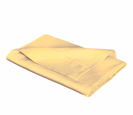 Prześcieradło satynowe bez gumki Fleuresse Colours 9100-2006 Żółty