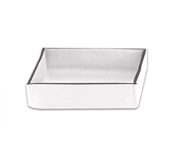 DECOR WALTHER NAPPA TAB S tacka skóra naturalna biały