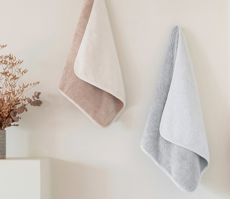 Ręcznik Graccioza Bicolore 800 g/m² 10001 Fog/Snow