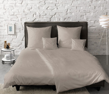 Pościel satyna bawełniana Fleuresse Colours 9100-9042 Taupe 