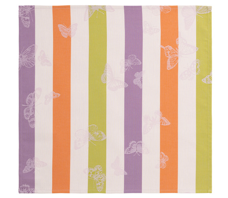 Serwetki bawełniane Le Jacquard Français Bal Des Papillons Lilas 4 szt.