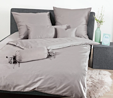 Pościel jednobarwna mako-satyna Janine Colors 31001-77 Wulkan