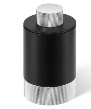 DECOR WALTHER CLUB BMD 1 pojemnik z przykrywką czarny mat/chrom