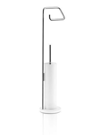 Szczotka WC i stojak na papier Decor Walther STONE SBK chrom