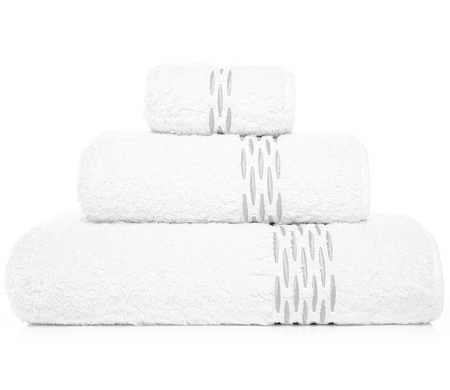 Ręcznik Graccioza Alhambra 800 g/m² 15002 White/Silver